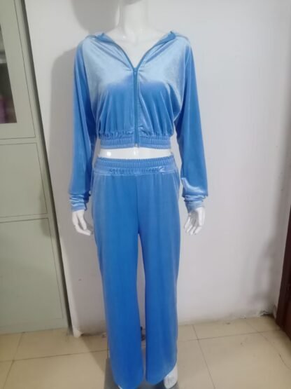 Hooded Casual Sweatshirt Suit Two-piece Set - Image 10
