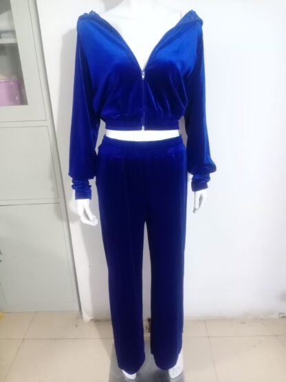 Hooded Casual Sweatshirt Suit Two-piece Set - Image 9