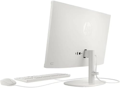 HP 2025 New 22 Inch All-in-One Desktop Computer • 12GB RAM • 256GB PCIe SSD • Intel CPU • Ultra-Quiet Design • Microsoft Office Trial • Wi-Fi 6 • White KB & Mouse • WOWPC Recovery USB • Windows 11 : Electronics - Image 5